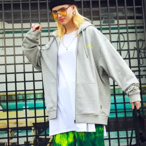 Nerdy Свитшот Unisex Gray Hooded Moderate Cardigan