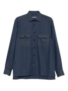Рубашка с длинными рукавами Corneliani, синий