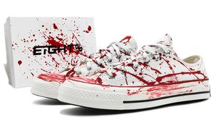 1970-е годы. Кеды унисекс с низким верхом, белые/красные. Converse