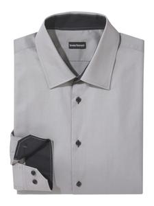 Рубашка с длинными рукавами серого цвета Bruno Banani