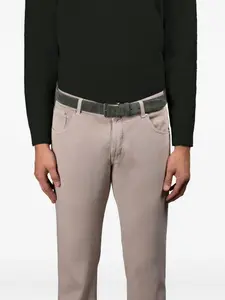 Замшевый ремень Battista Moorer, зеленый