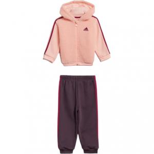 Повседневная спортивная одежда для младенцев и малышей Adidas, розово-фиолетовая