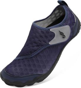 Водные тапочки JIASUQI для женщин и мужчин, босоножки для плавания и пляжа, быстро сохнущие водные сандалии для взрослых, темно-синий