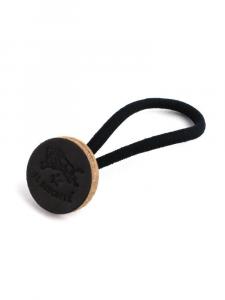 Кожаный галстук для волос Il Bisonte с логотипом