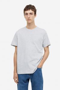Футболка стандартного кроя H&M, серый