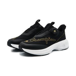 Износостойкие низкие кроссовки для бега черные детские Champion Kids