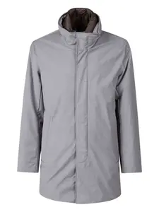 Пуховик с высоким воротником On The Bund, серый