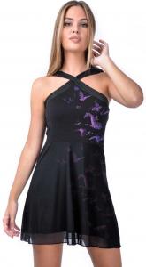 Короткое платье Outer Vision Valencia Woman's Dress, черный