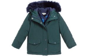 KENZO Детский пуховик, цвет Green