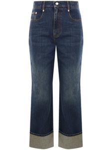 Alexander McQueen джинсы прямого кроя со средней посадкой, синий