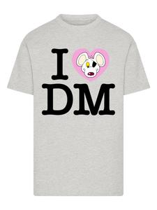 Рубашка F4NT4STIC Danger Mouse I Love DM, серый