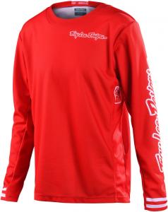 Детская мотокроссовая майка Troy Lee Designs gp mono, Red