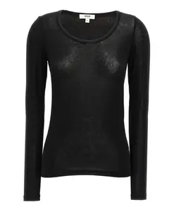 Эластичный свитер из лиоцелла Corey Agolde, черный