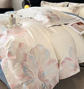 FUANNA Комплект постельного белья 1,5 спальный: пододеяльник 200x230 см, простыня, 2 наволочки