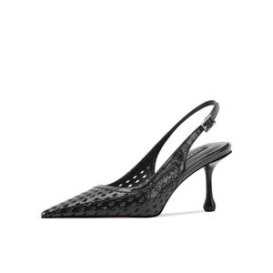 Женские туфли на высоком каблуке Shesrim, Black (7Cm)