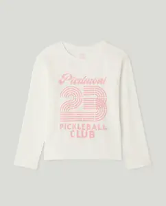 Детская футболка с длинным рукавом и принтом Kids El Corte Inglés, белый