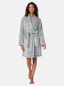 DKNY Фирменный ночной халат Signature Robe серого цвета