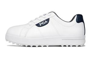 Амортизирующие износостойкие низкие гольф-ботинки Unisex White PGA, White Blue
