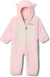 Columbia Unisex Baby Foxy Baby Sherpa Bunting, Satin Pink/Chalk