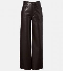 Широкие брюки с высокой талией Ayla Citizens of Humanity, Chocolate