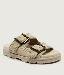 Новые био-тапочки Mou, бежевый