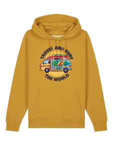 Толстовка Watapparel Travel and surf, желтый