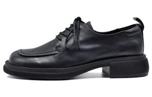 ARTMU Женские повседневные туфли на массивном каблуке, черные