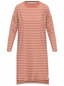 Ночная рубашка Breda в красно-средную полоску Tom Tailor