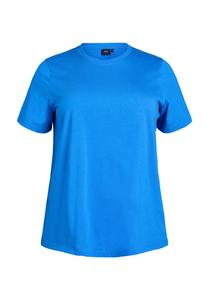Футболка Zizzi AUS MIT RUNDHALSAUSSCHNITT, Strong Blue/Blue
