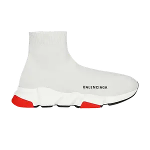 Кроссовки Balenciaga Speed Trainer 'Grey Red', серый