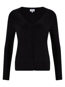 Вязаный кардиган CASH-MERE.CH, черный
