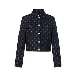 HERMES Джинсовая куртка женская синяя, Blue