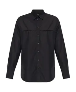 Хлопковая рубашка Dsquared2, черный