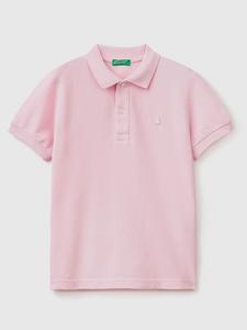 Рубашка-поло Benetton, розовый