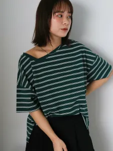 Пуловер с односторонним плечевым швом, передний и задний