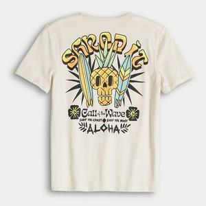 Мальчиковая футболка adaptive sensory с принтом Sonoma Goods For Life, Pine Skull Beige