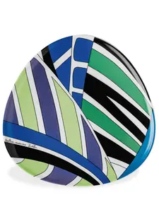 Тарелка palm leaves #01, 20 см, Rosenthal, синий