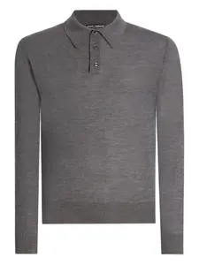 Рубашка поло с длинными рукавами DOLCE & GABBANA, серый