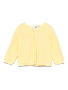 Tartine Et Chocolat вязаный кардиган, желтый