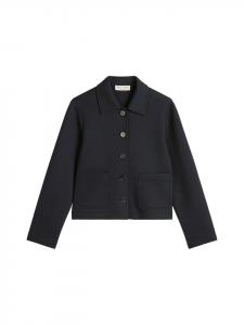 Marc O'Polo Обычная трикотажная куртка глубокого темно-синего цвета