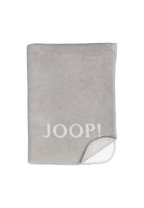 Плед клетчатый Joop!, 200 x 150 см, серебристо-бежевый