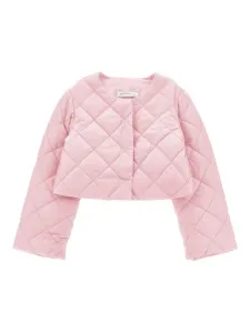 Стеганая куртка Monnalisa, розовый
