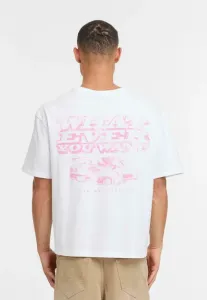 Футболка с укороченным принтом "whatever car" Mister Tee, White