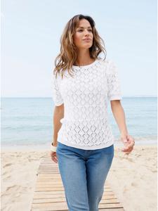 Хлопковый свитер цвета экрю WITT WEIDEN