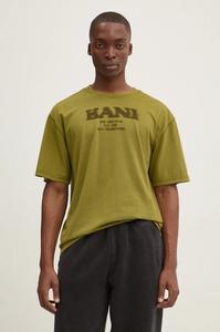 Хлопковая футболка Karl Kani, зеленый