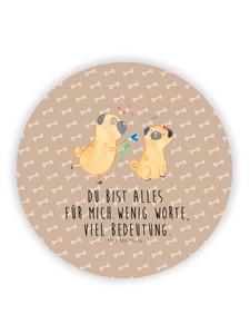 Выражение «Магнитный мопс любит собачье счастье» Mr. & Mrs. Panda, Hundeglück