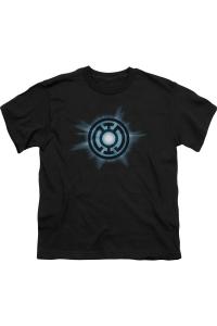 Футболка Green Lantern с синим свечением для детей Gildan