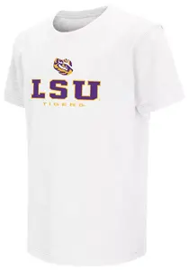 Белая футболка Colosseum Youth LSU Tigers