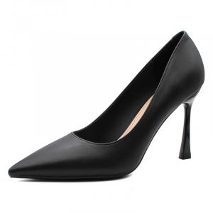 Туфли-лодочки на тонком каблуке 9,5 см женские черные Zubimei, абрикосовые