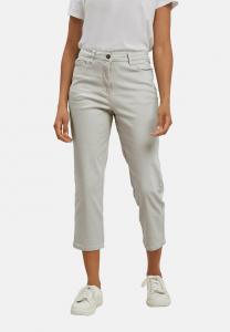 Джинсы облегающего кроя CROPPED M&Co, светло-серый